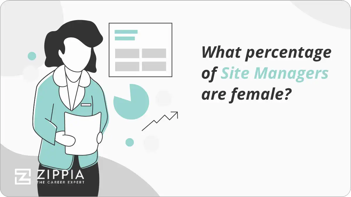 What percentage of Site Managers are female?
