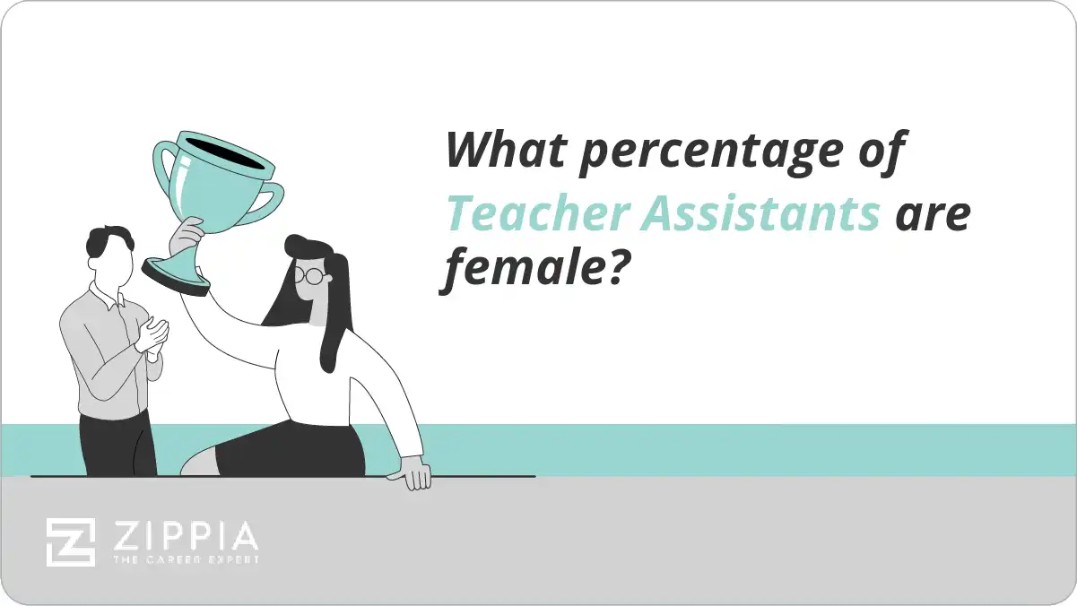 What percentage of Teacher Assistants are female?