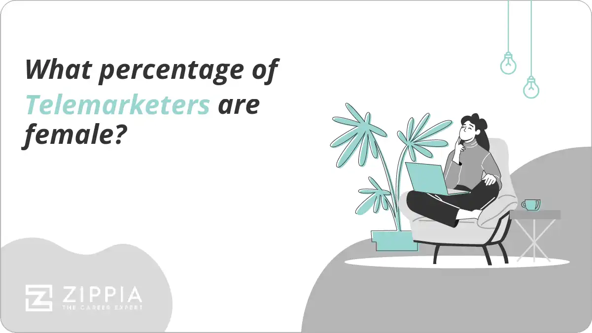 What percentage of Telemarketers are female?