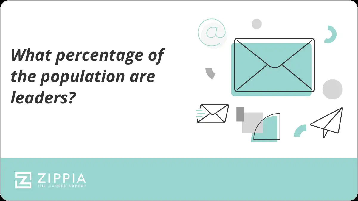 What percentage of the population are leaders?