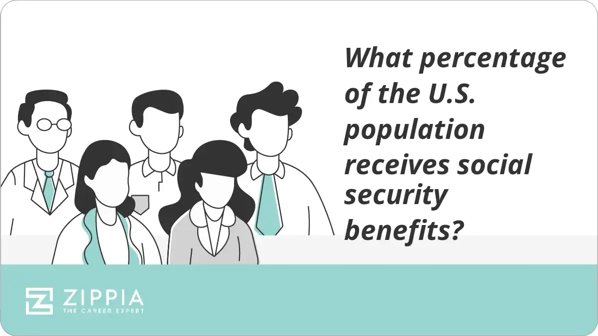 What percentage of the U.S. population receives social security benefits?