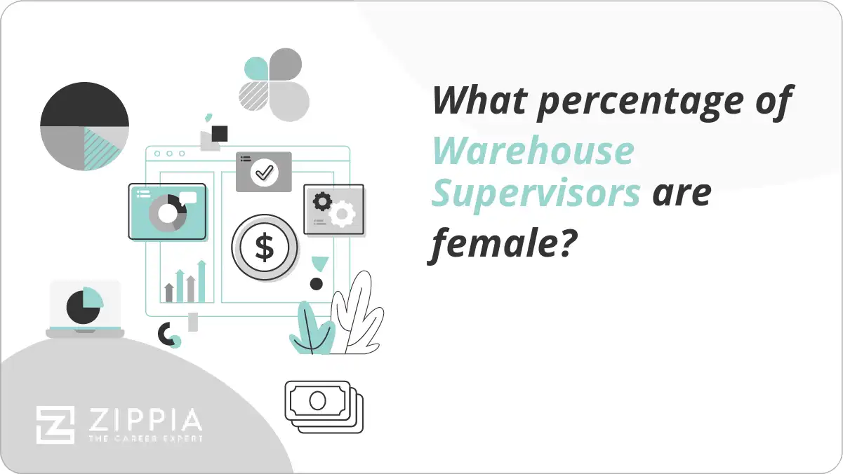 What percentage of Warehouse Supervisors are female?