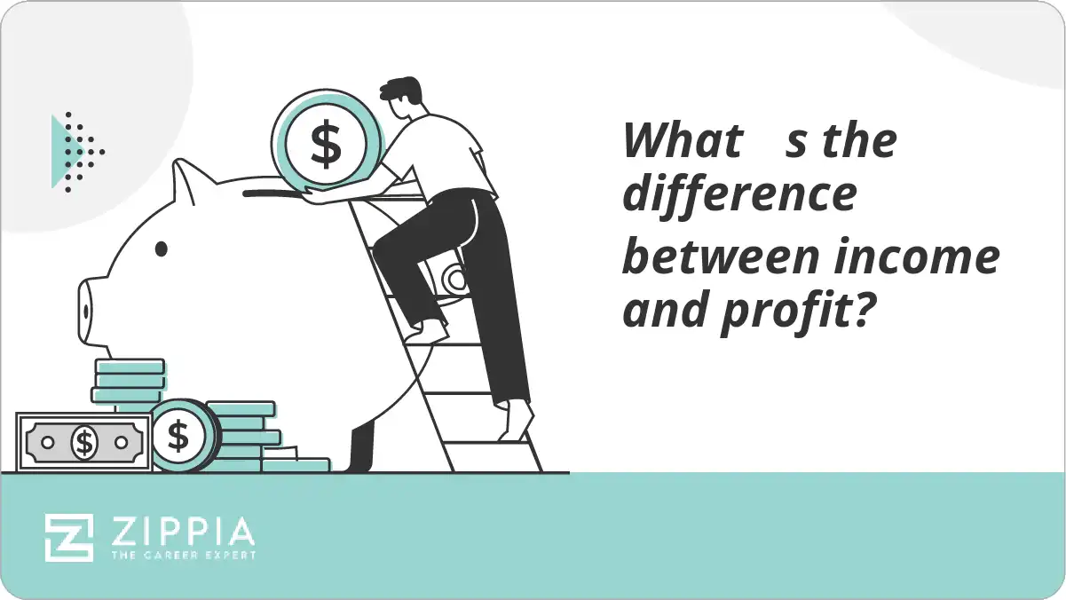 What s the difference between income and profit?