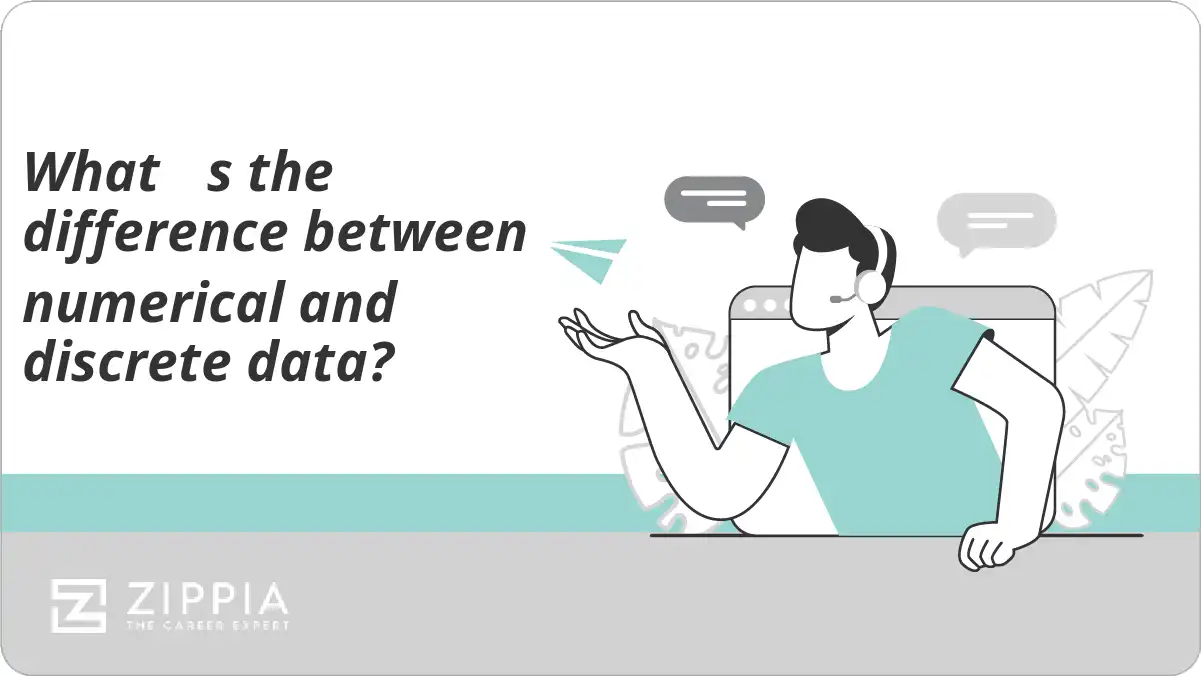 What s the difference between numerical and discrete data?