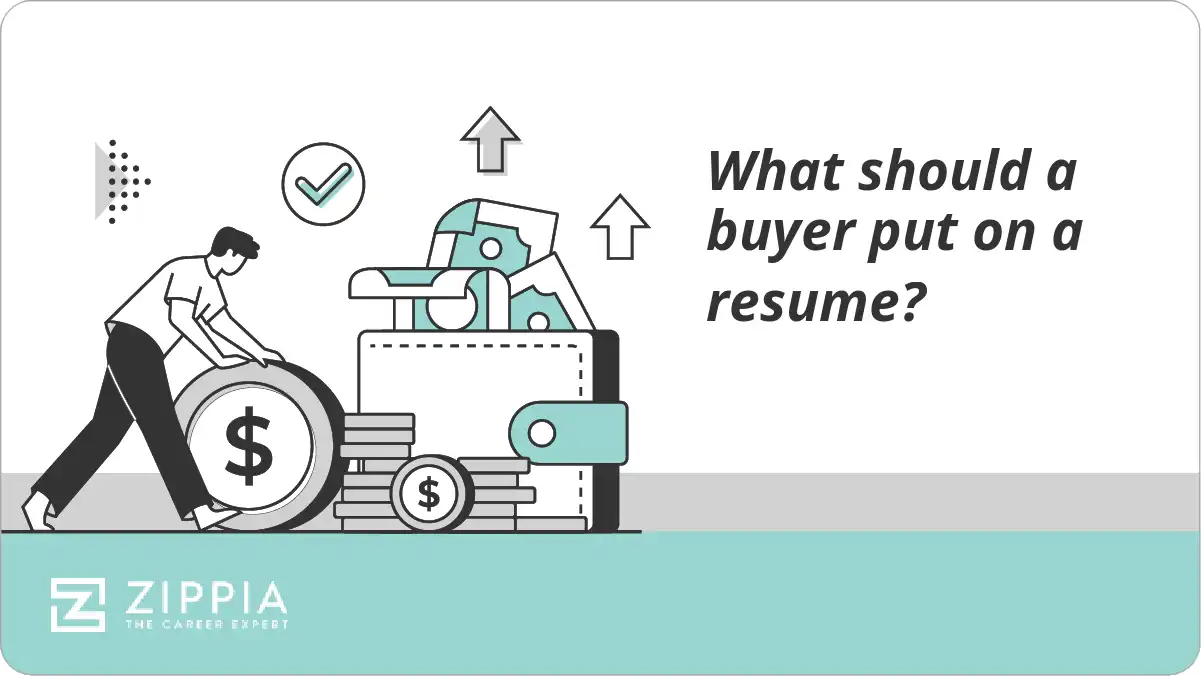 What should a buyer put on a resume?