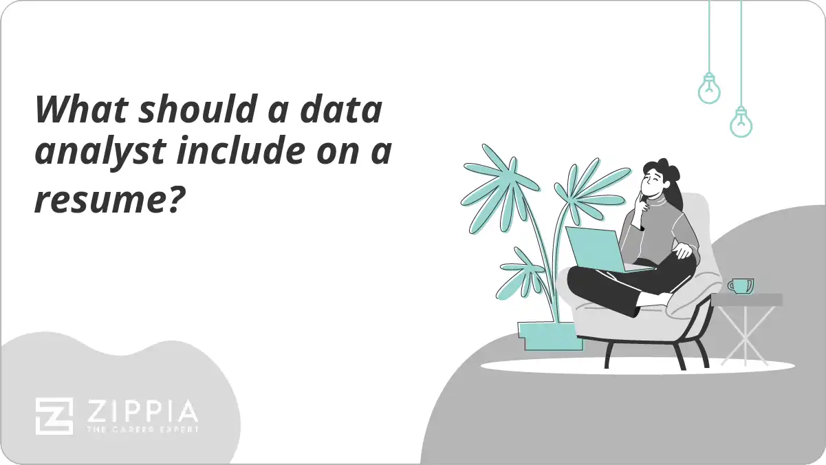 What should a data analyst include on a resume?