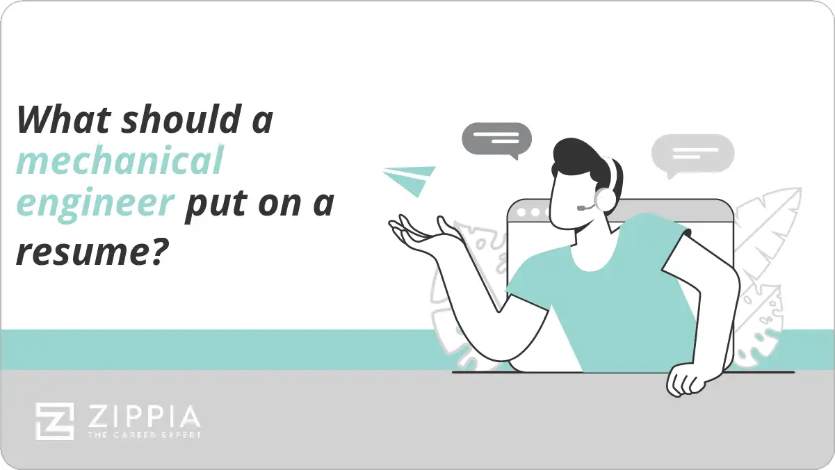 What should a mechanical engineer put on a resume?