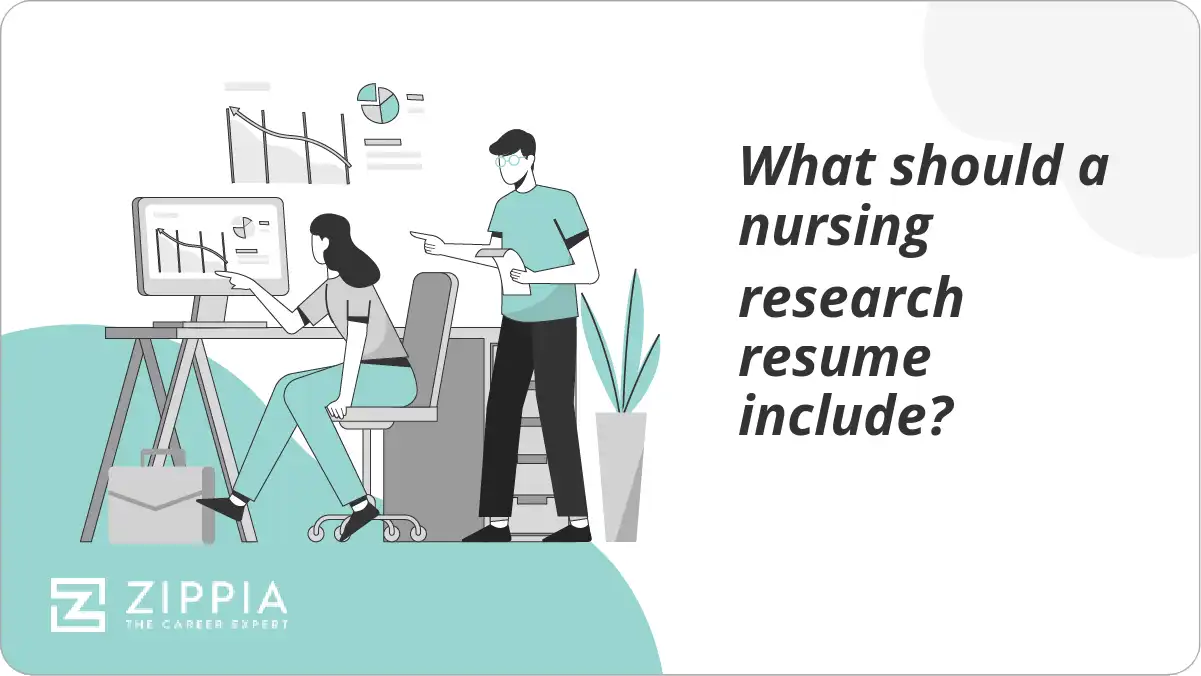 What should a nursing research resume include?