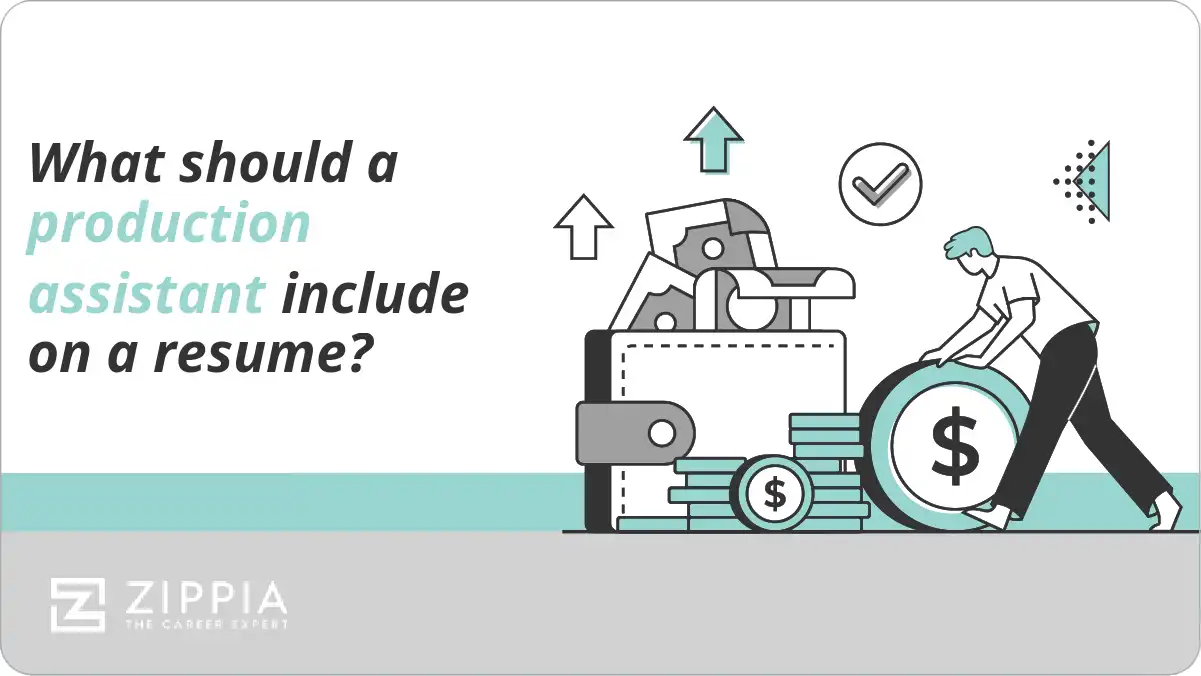 What should a production assistant include on a resume?