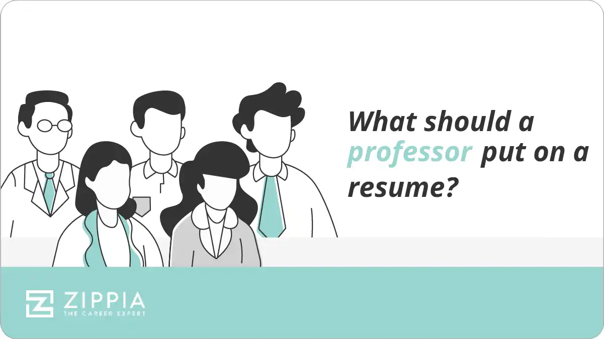 What should a professor put on a resume?