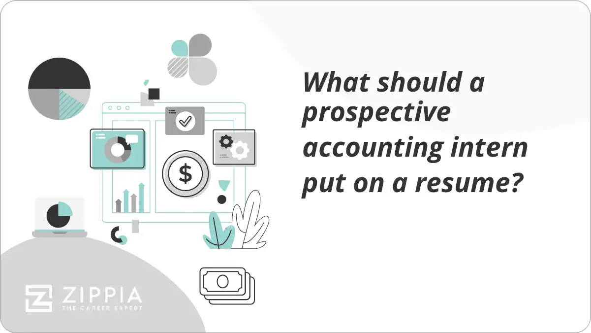 What should a prospective accounting intern put on a resume?