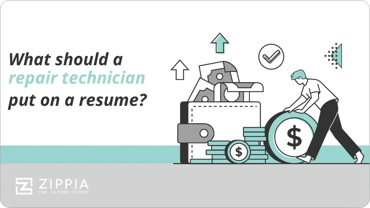 What should a repair technician put on a resume?