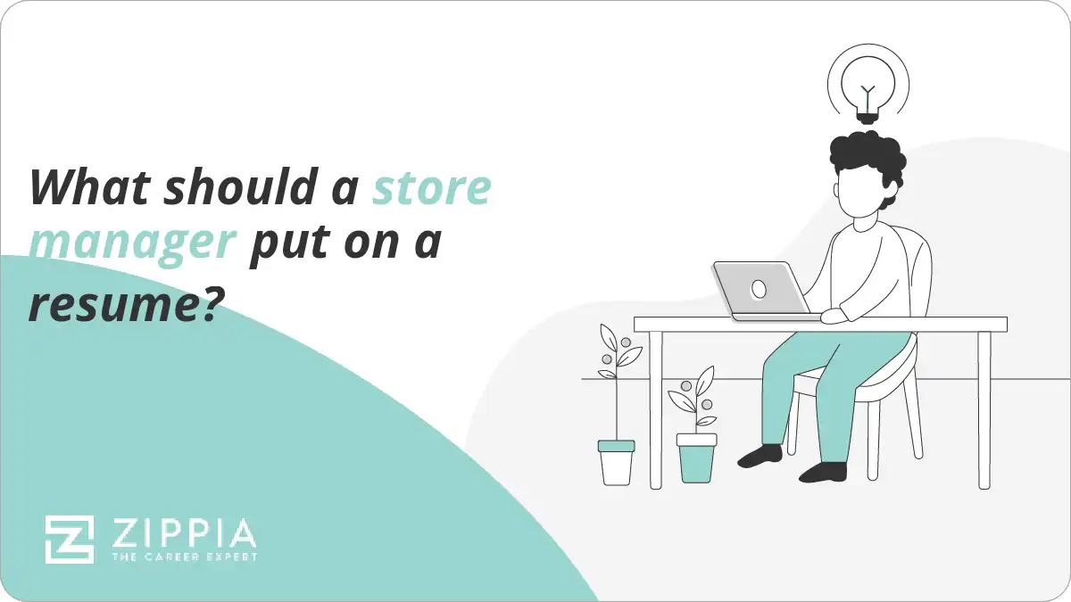 What should a store manager put on a resume?