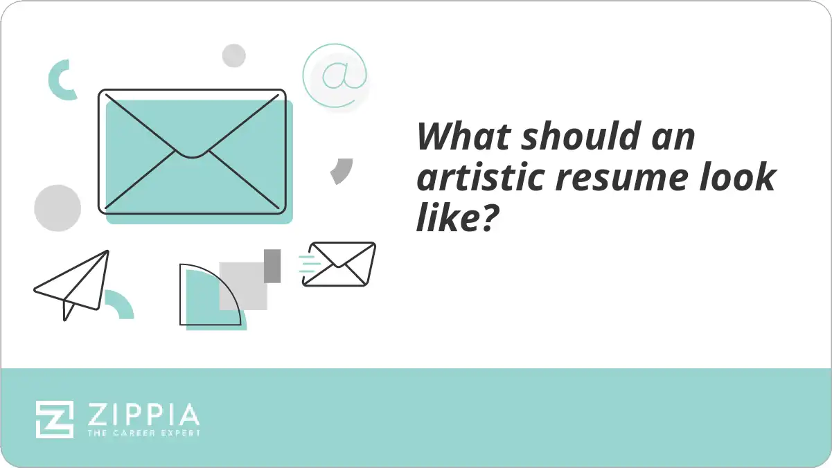 What should an artistic resume look like?