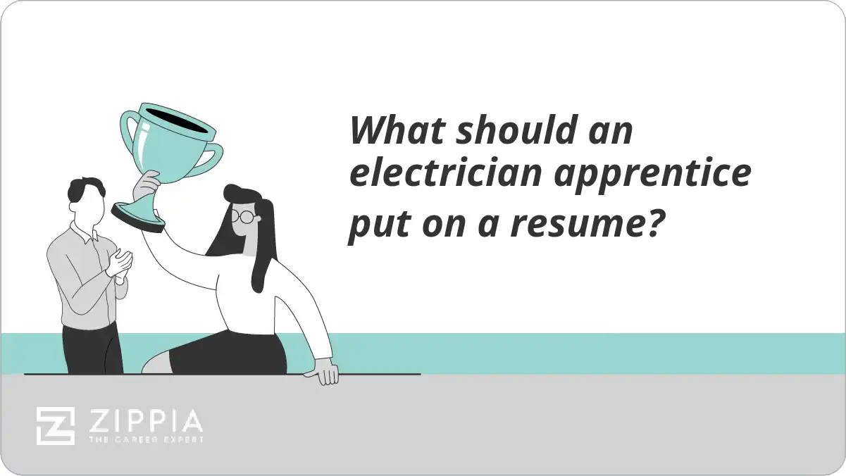 What should an electrician apprentice put on a resume?