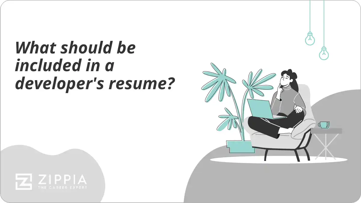 What should be included in a developer's resume?