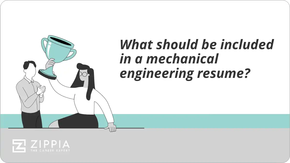 What should be included in a mechanical engineering resume?