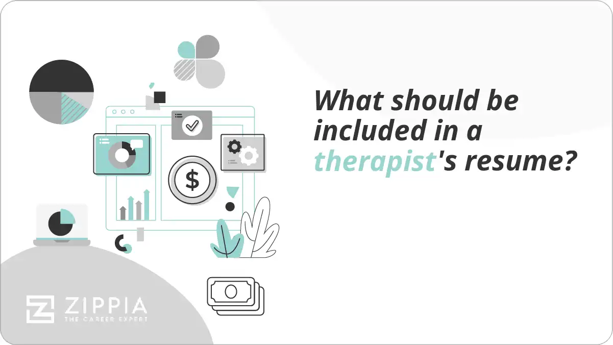 What should be included in a therapist's resume?