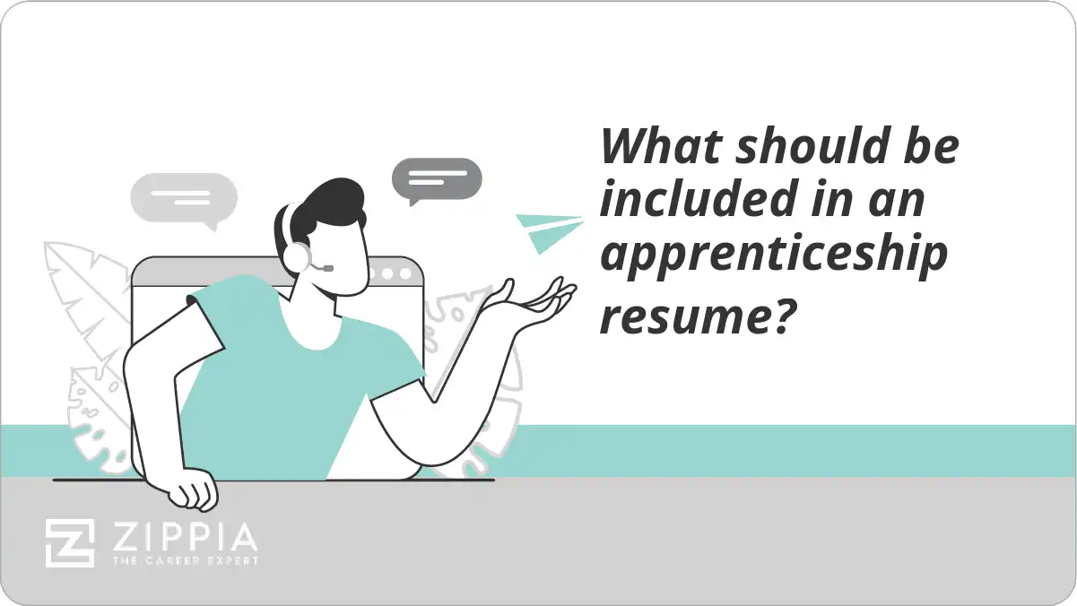 What should be included in an apprenticeship resume?