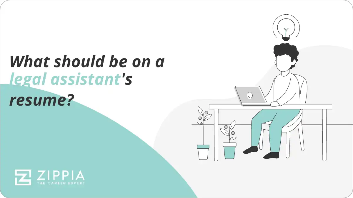 What should be on a legal assistant's resume?