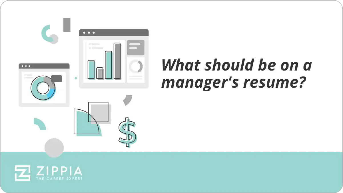 What should be on a manager's resume?