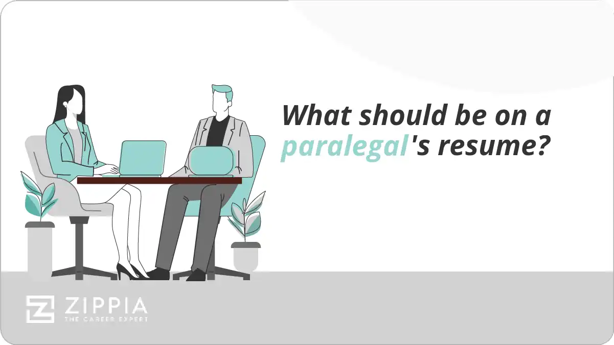 What should be on a paralegal's resume?
