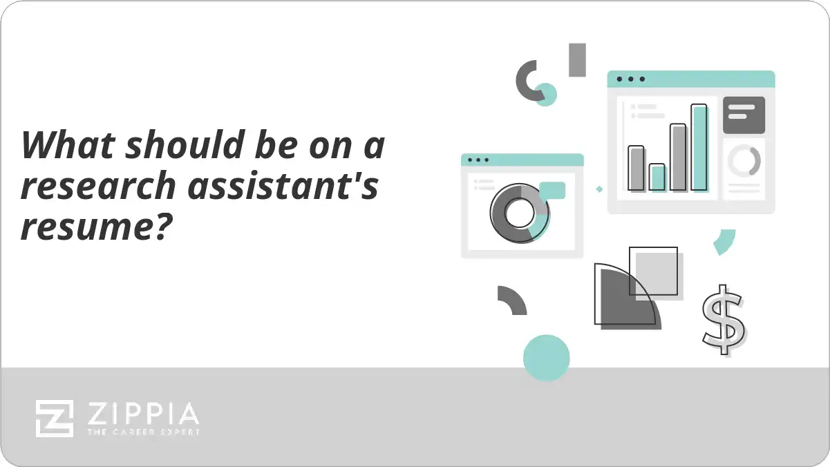 What should be on a research assistant's resume?