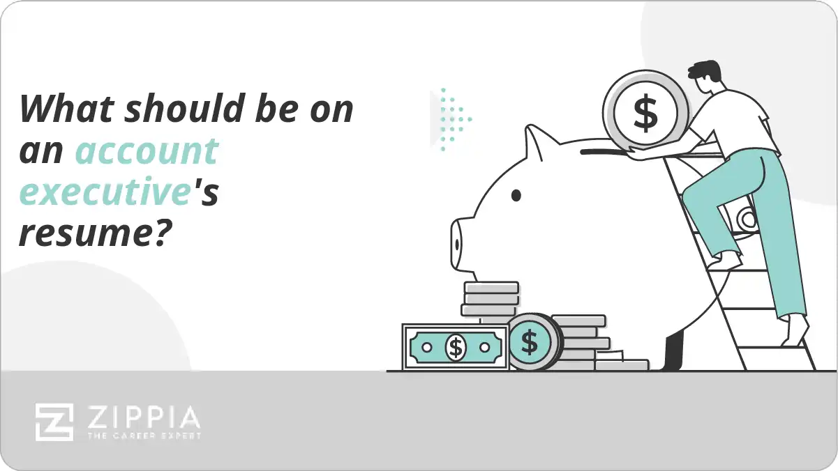 What should be on an account executive's resume?