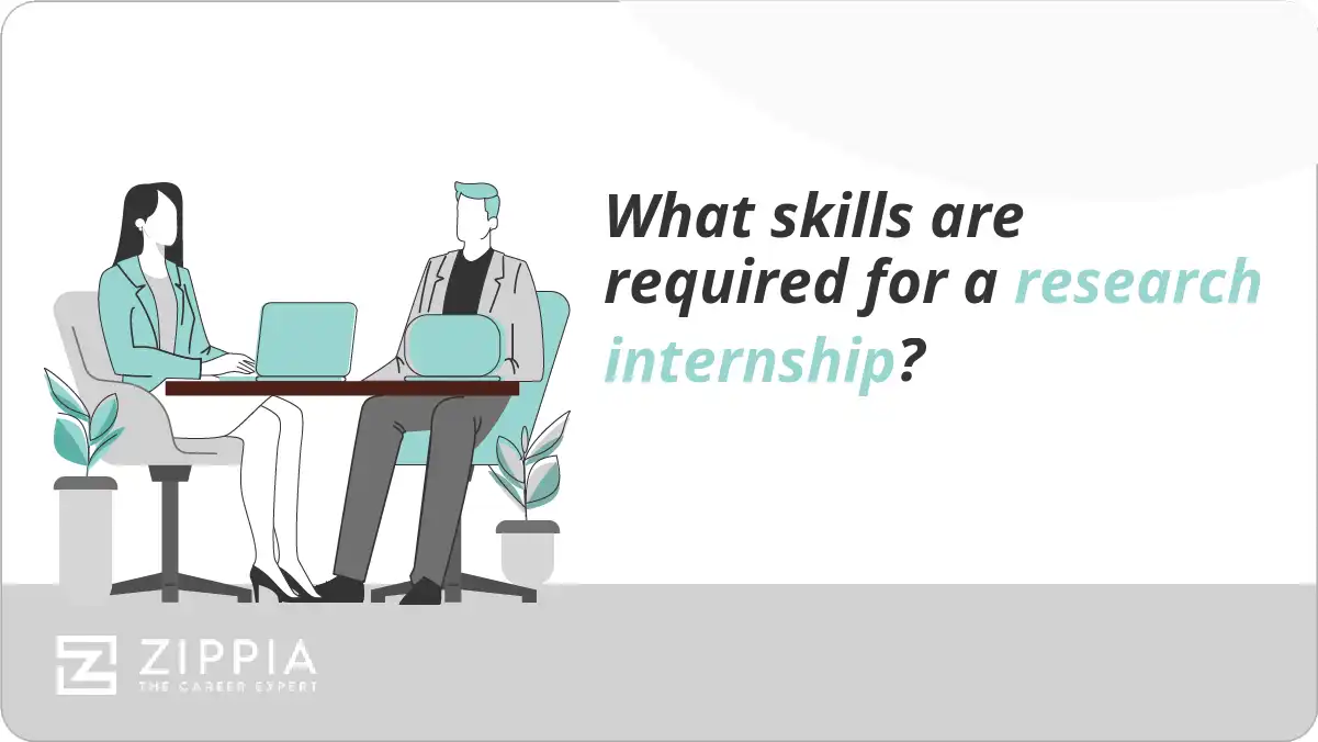 What skills are required for a research internship?