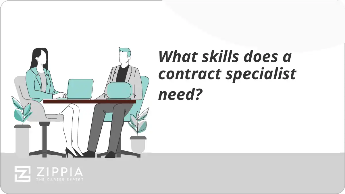 What skills does a contract specialist need?