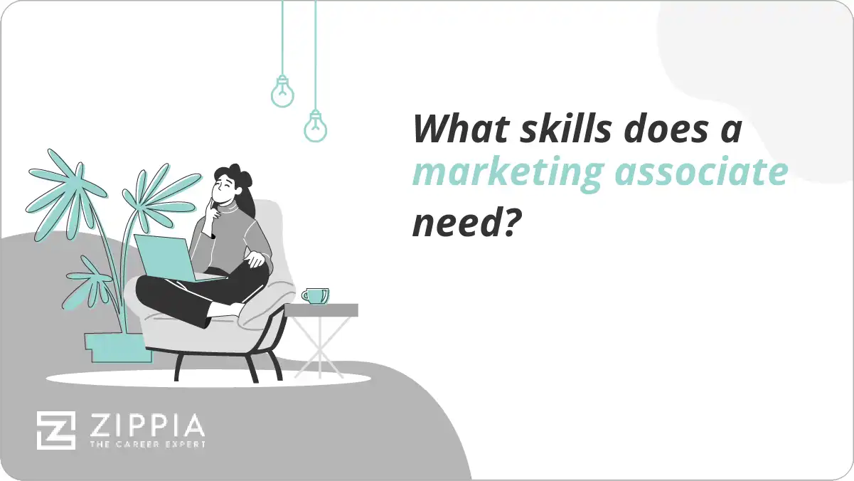 What skills does a marketing associate need?