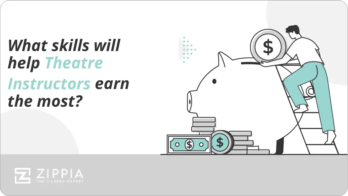 What skills will help Theatre Instructors earn the most?