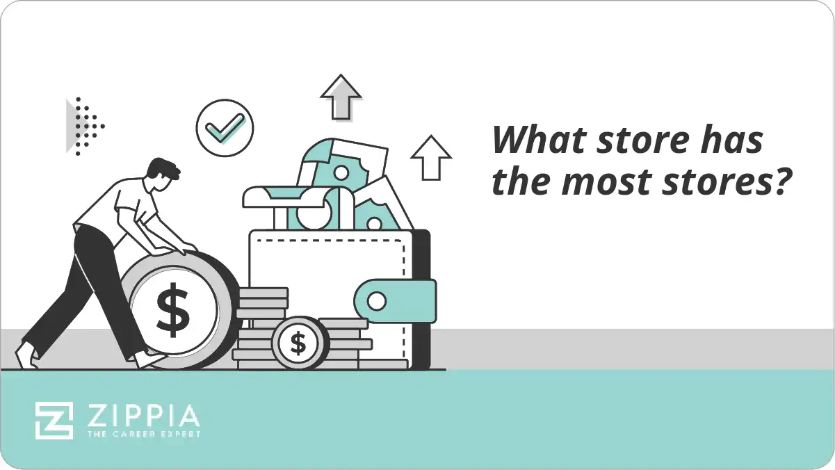 What store has the most stores?