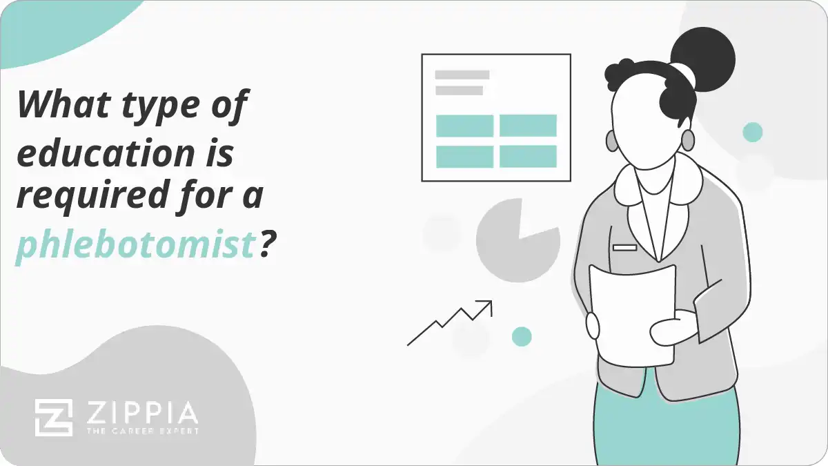 What type of education is required for a phlebotomist?