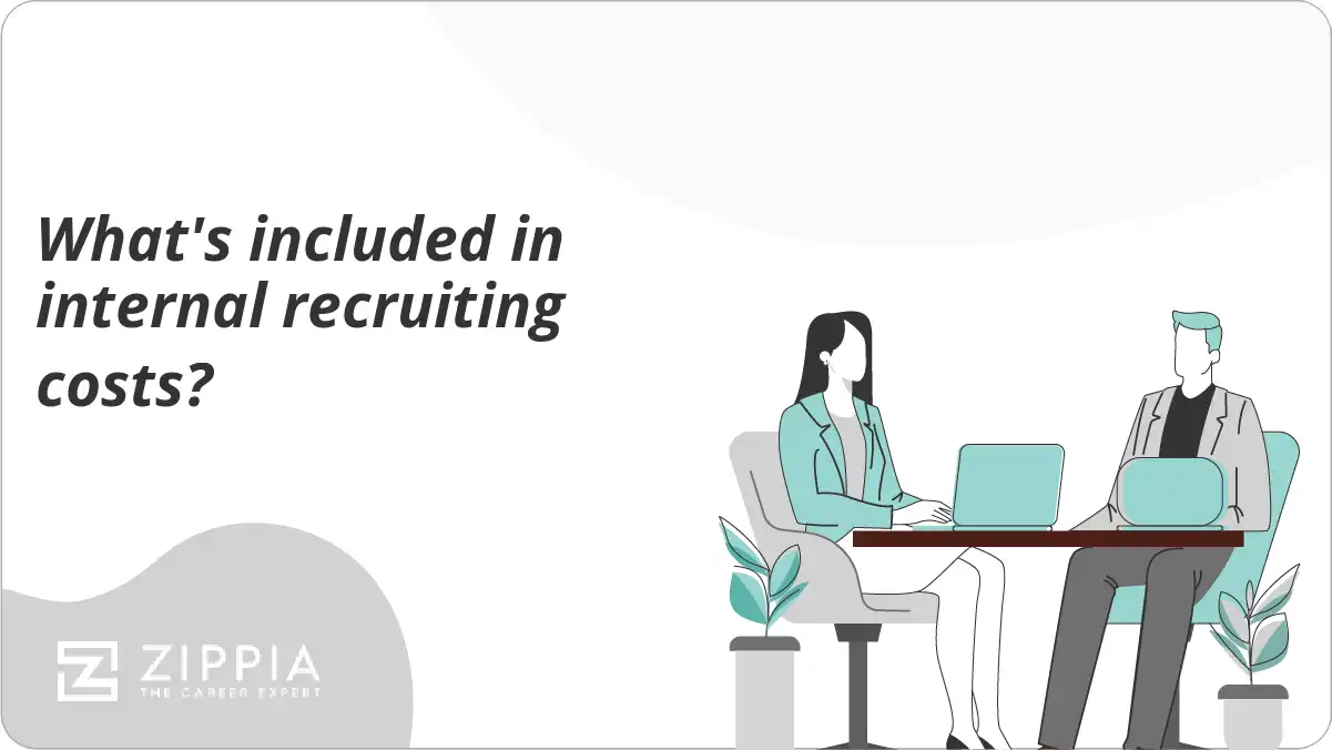 What's included in internal recruiting costs?