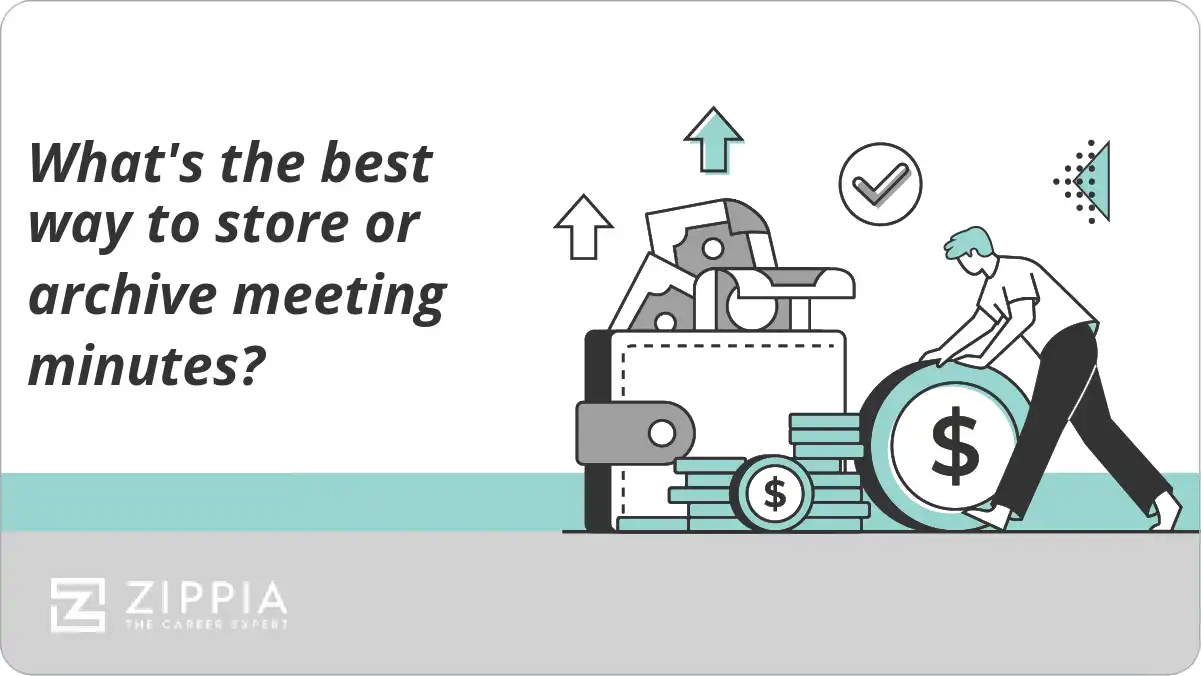 What's the best way to store or archive meeting minutes?