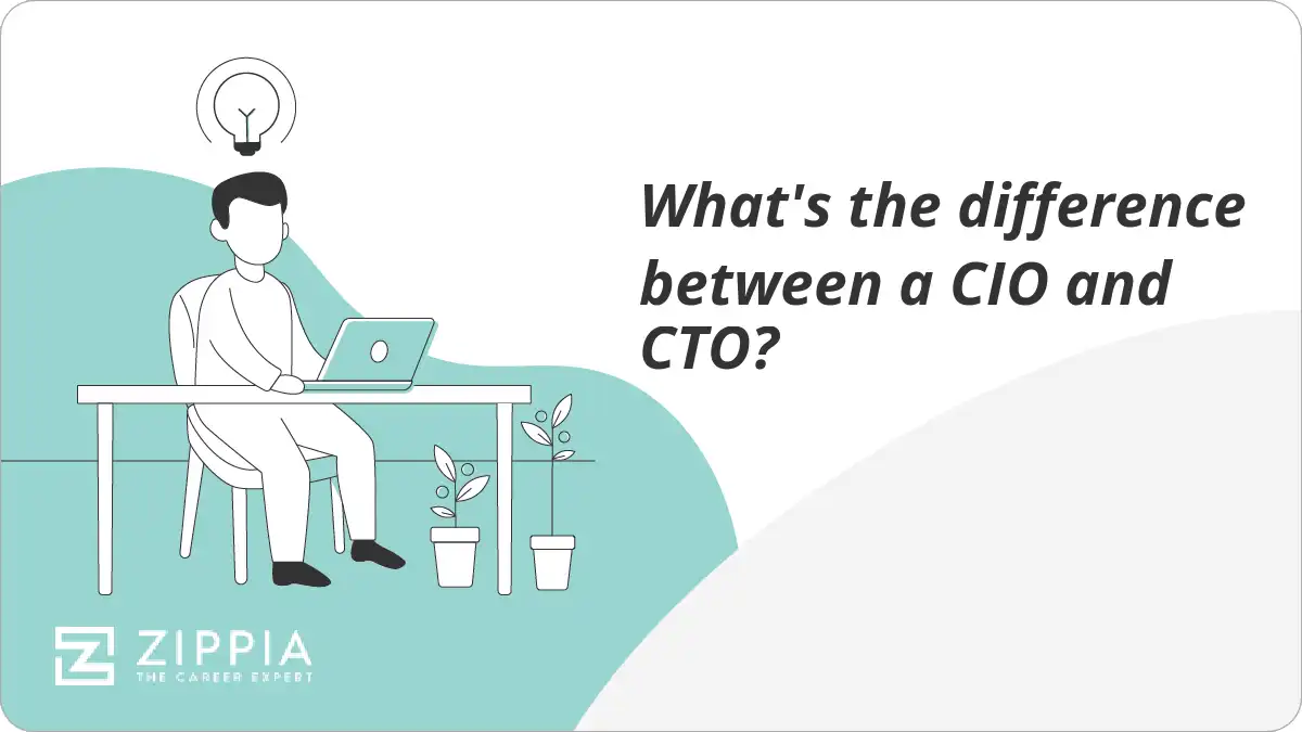 What's the difference between a CIO and CTO?