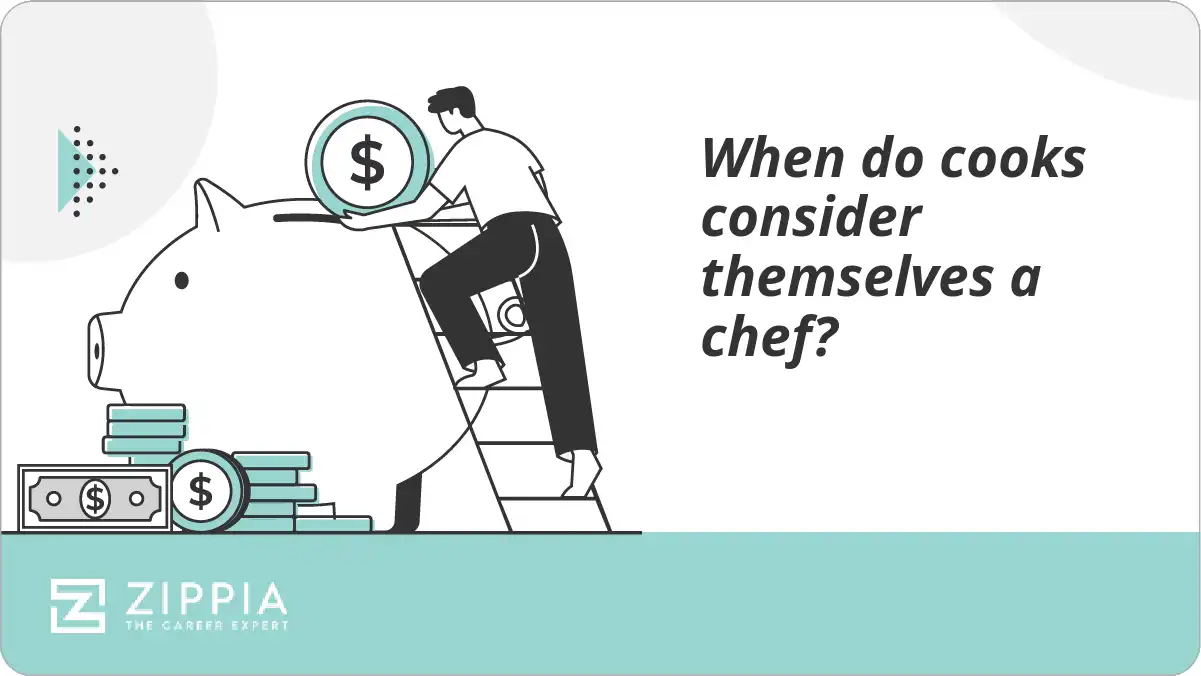 When do cooks consider themselves a chef?