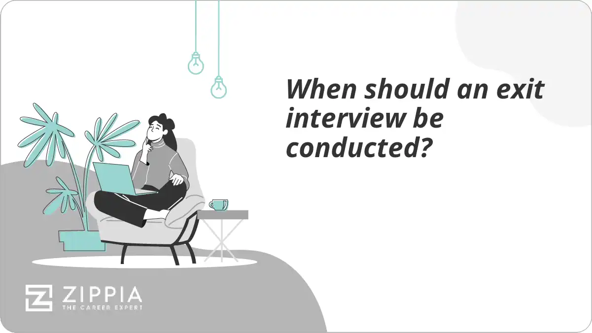 When should an exit interview be conducted?