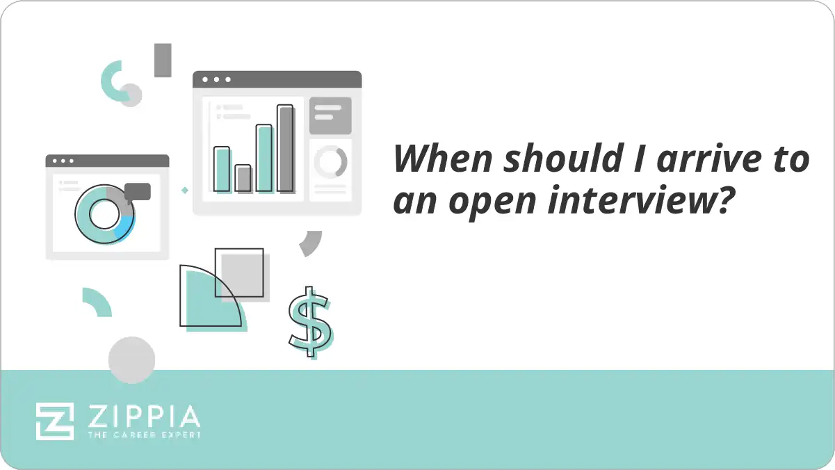When should I arrive to an open interview?