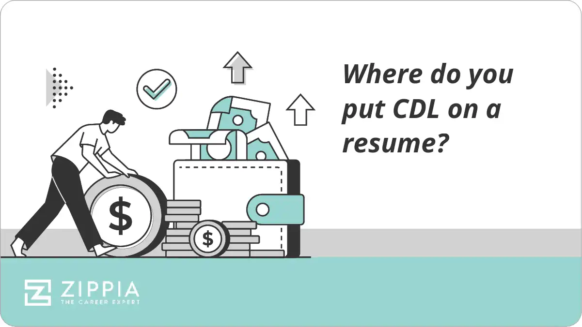 Where do you put CDL on a resume?