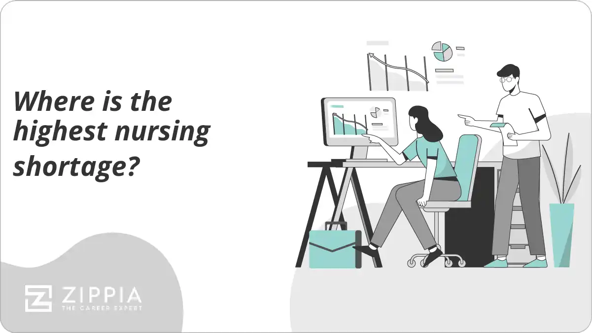 Where is the highest nursing shortage?