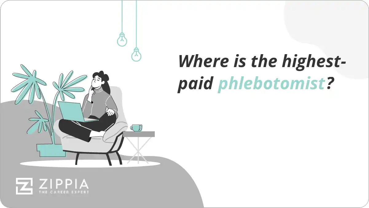 Where is the highest-paid phlebotomist?