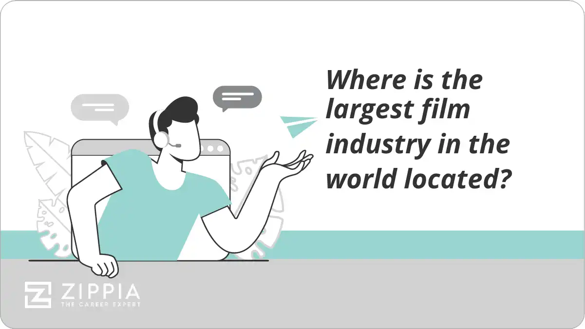 Where is the largest film industry in the world located?