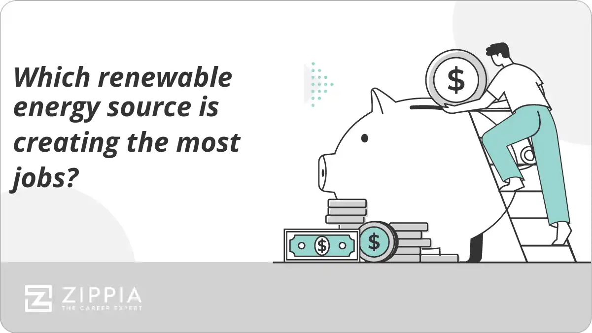 Which renewable energy source is creating the most jobs?