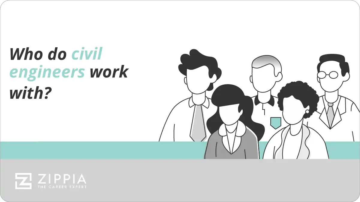 Who do civil engineers work with?