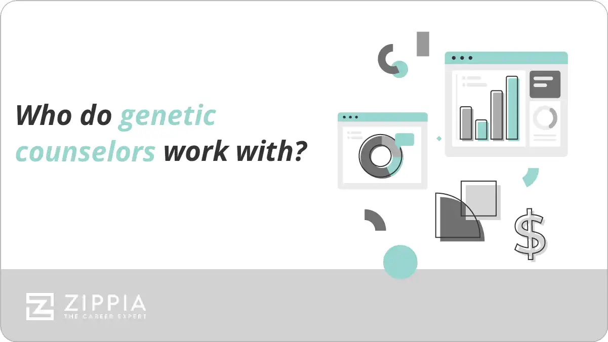 Who do genetic counselors work with?