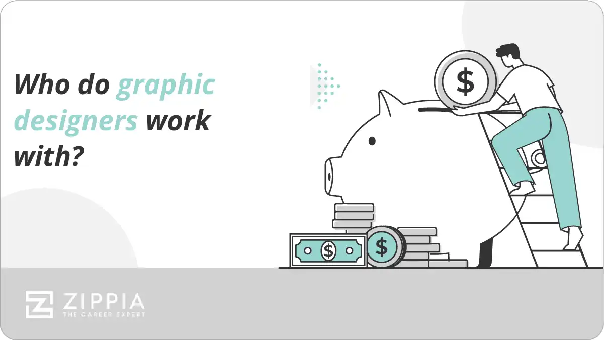 Who do graphic designers work with?