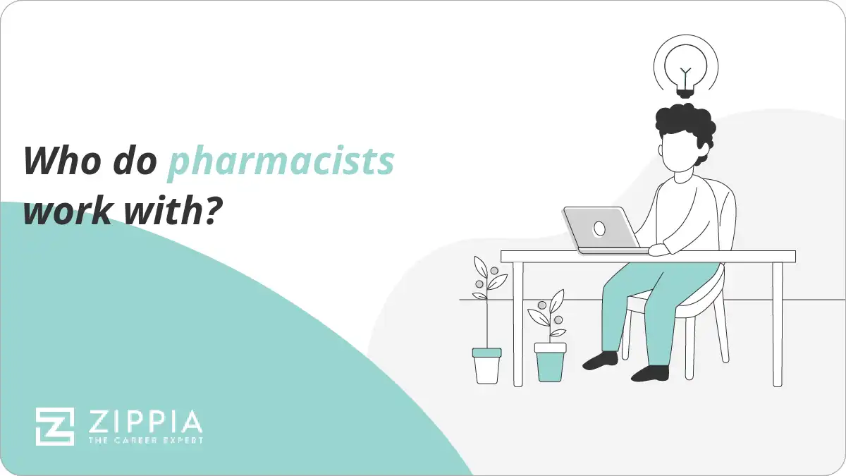 Who do pharmacists work with?