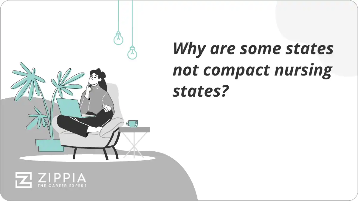 Why are some states not compact nursing states?